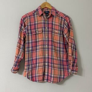 Polo Ralph Lauren Boys Plaid Flannel Button Down, M 8-10